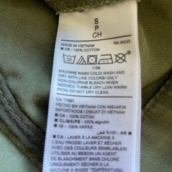 EUC Old Navy Cotton Green Utility Jacket sz S - Picture 3 of 4